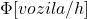 \Phi[vozila/h]
